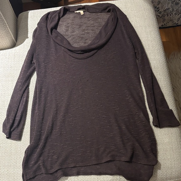 Soft Joie Women's Dark Brown Cowl Neck Sweater - Picture 1 of 3